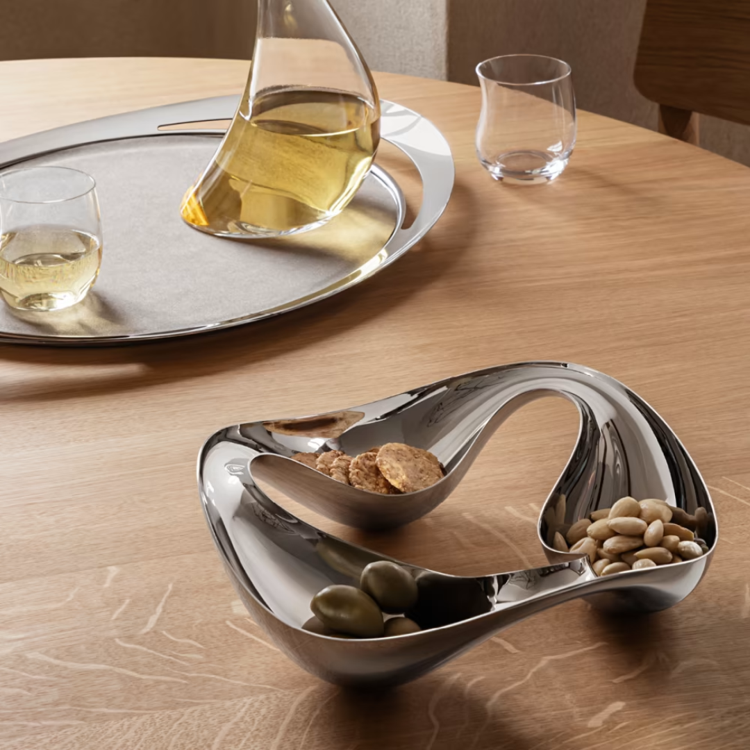 Georg Jensen Cobra Triple Snack Bowl