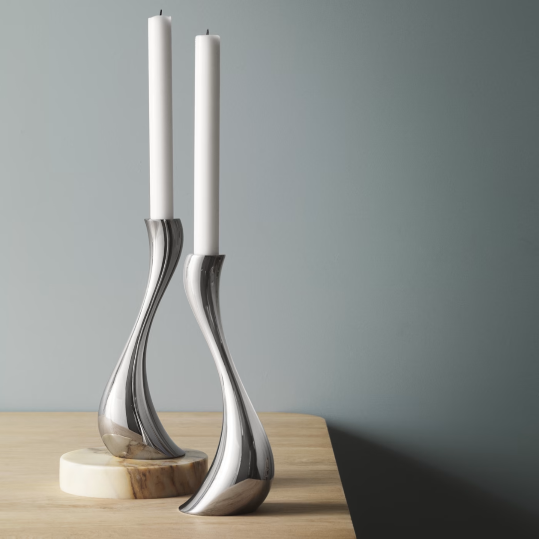 Georg Jensen Cobra Candleholder Set