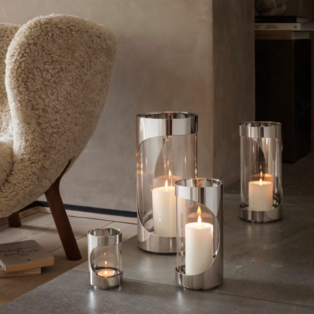 Georg Jensen Small Chrome Contour Hurricane