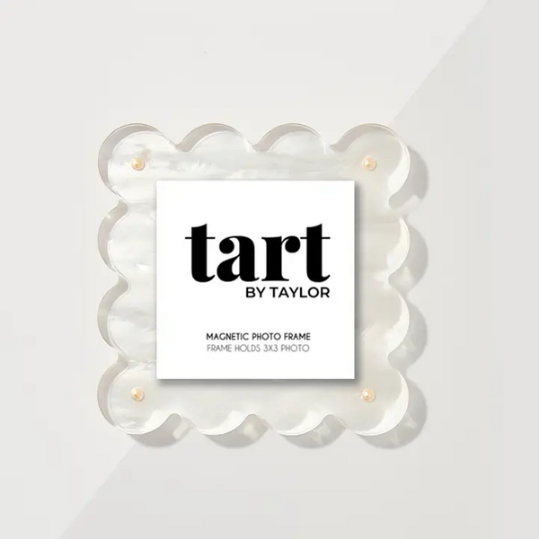 Rectangle Scalloped Acrylic Frame