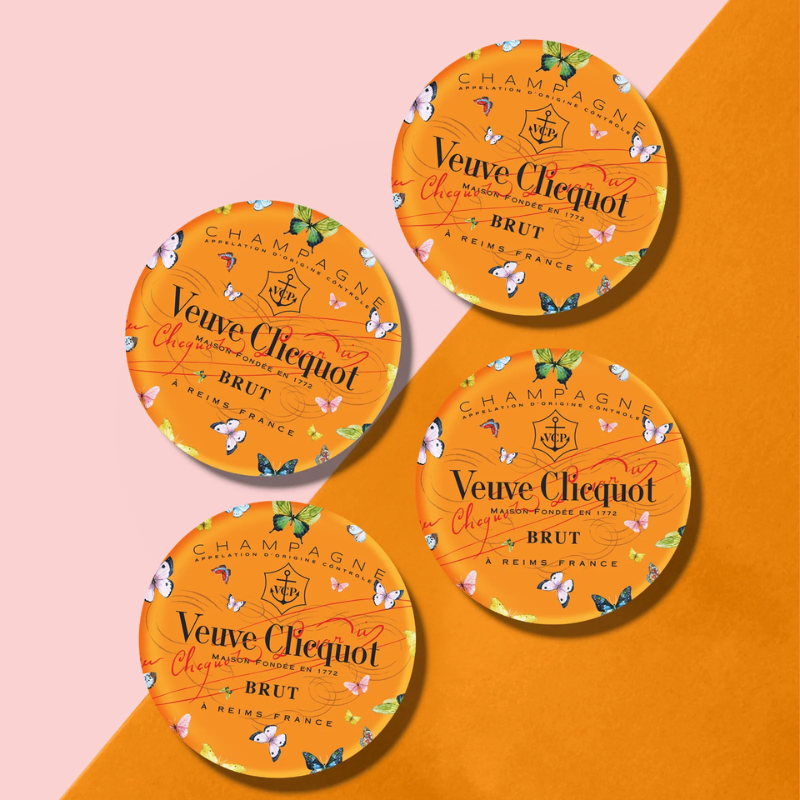 Set of 4 Bubbly Butterfly Coasters