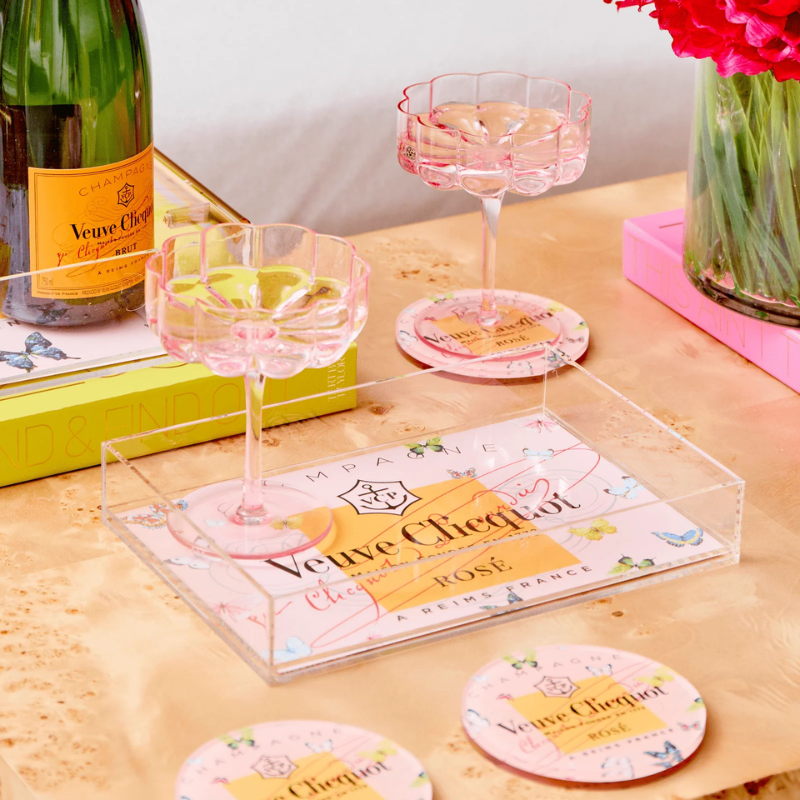 Small Rose Butterfly Tray