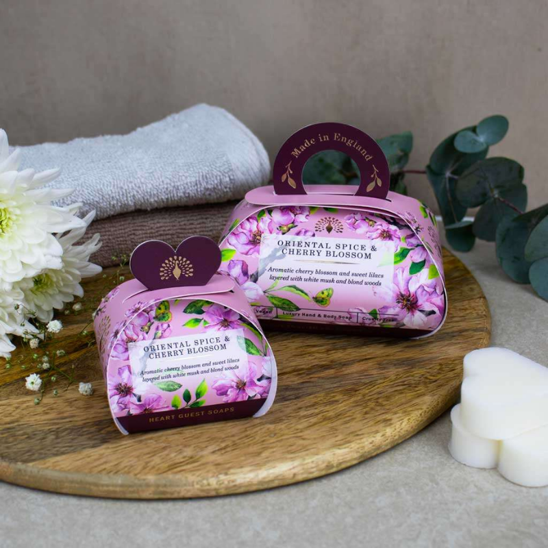 Oriental Spices & Cherry Blossom Guest Soaps