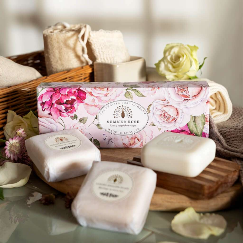 Summer Rose Soap Gift Box
