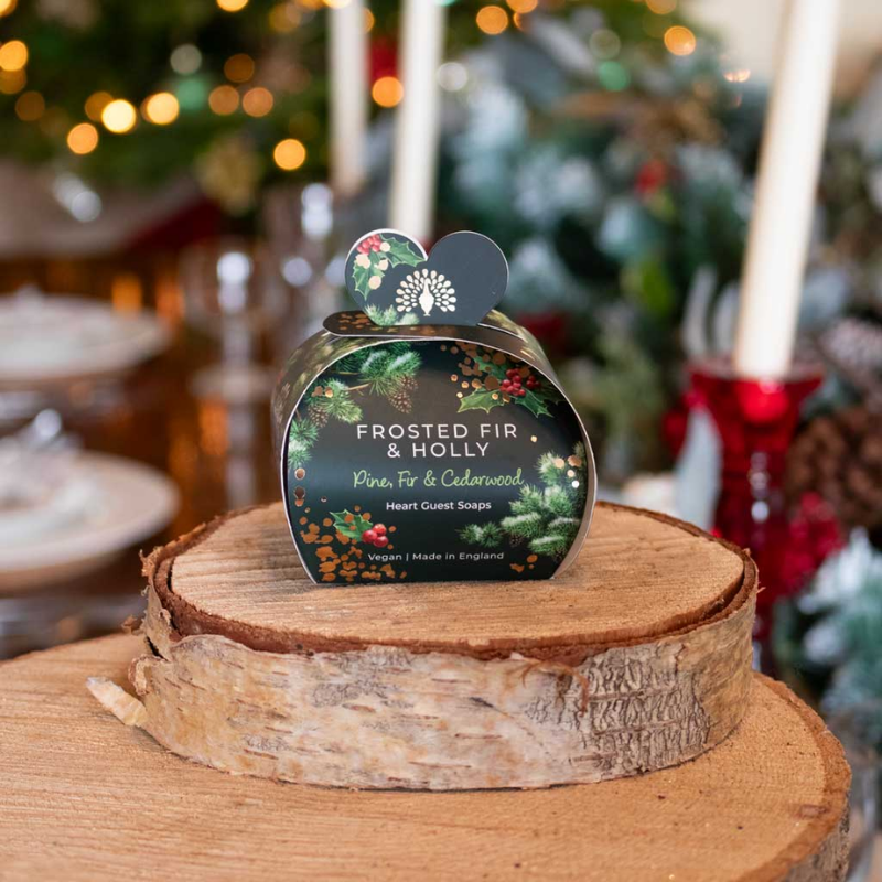 Fosted Fir & Holly Guest Soaps