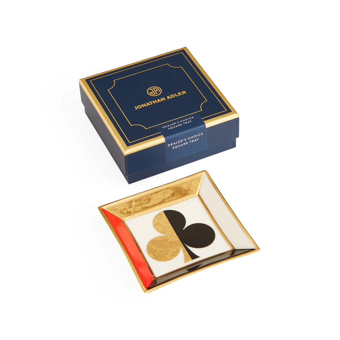 Jonathan Adler Dealer's Choice Square Tray - Boutique Marie Dumas