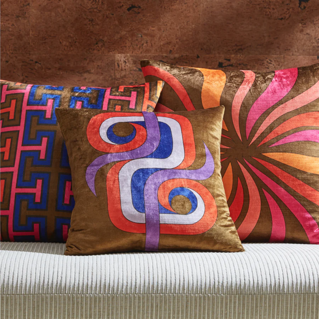 Jonathan Adler Madrid Flames Pillow