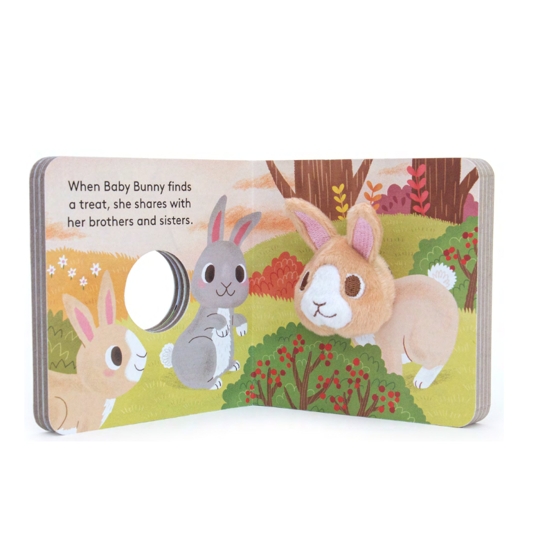 Baby Bunny Finger Puppet Book - Boutique Marie Dumas