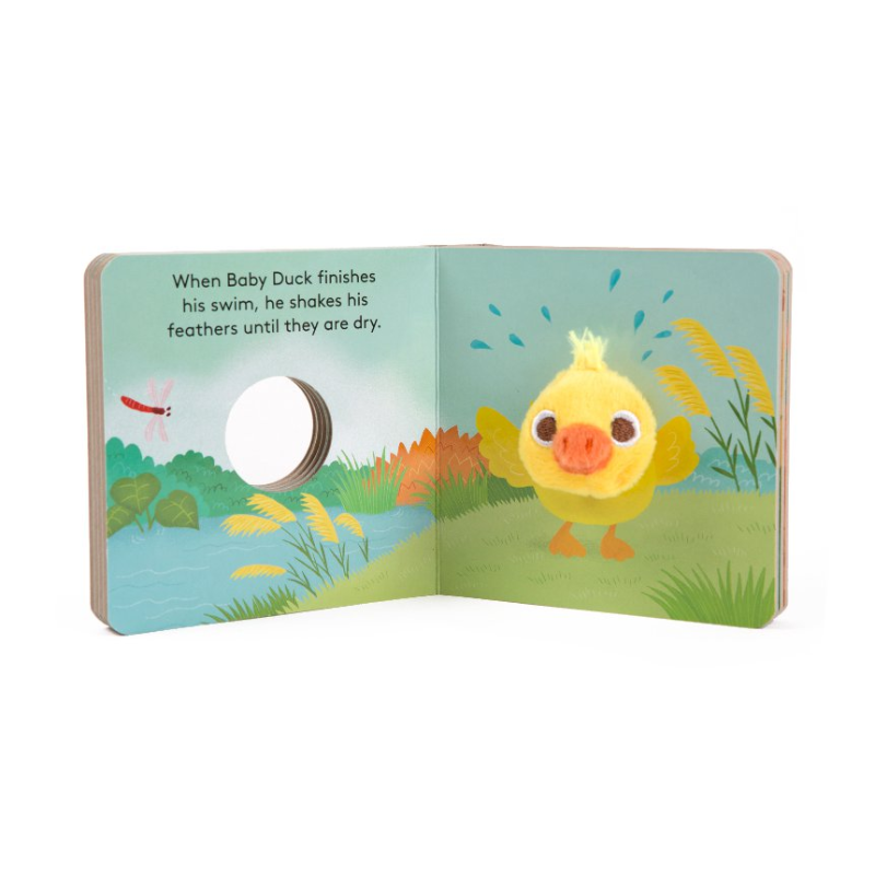 Baby Duck Finger Puppet Book - Boutique Marie Dumas