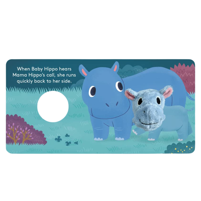 Baby Hippo Finger Puppet Book