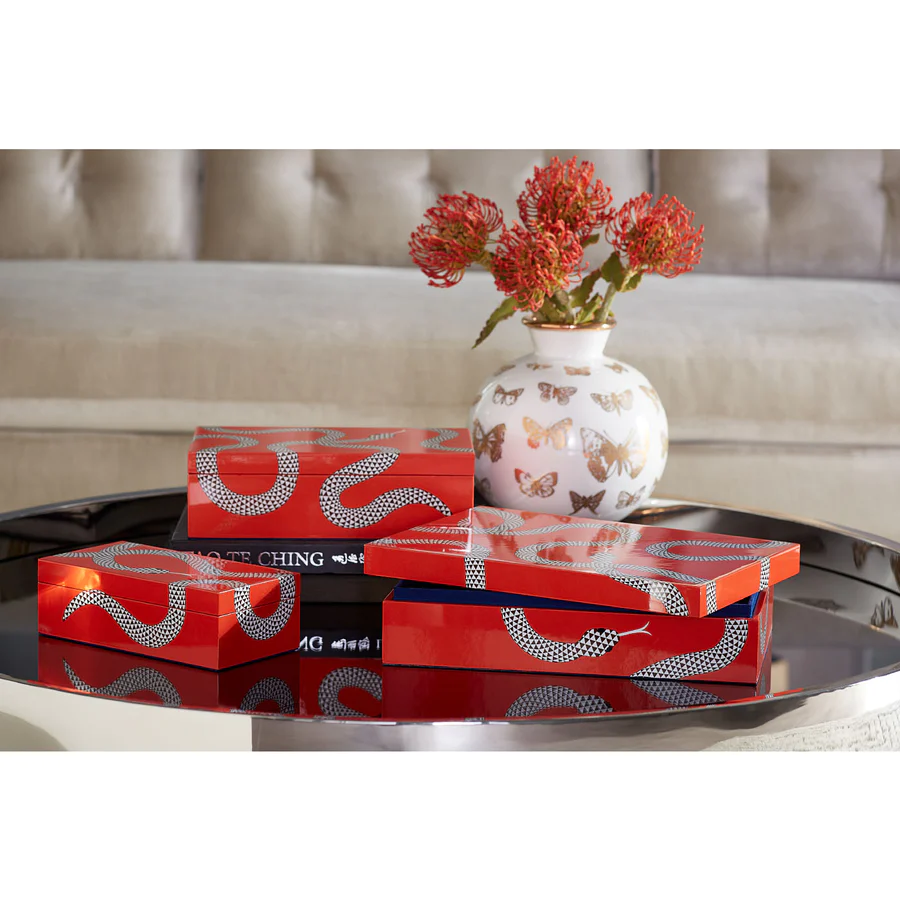 Jonathan Adler Grande boîte orange Eden