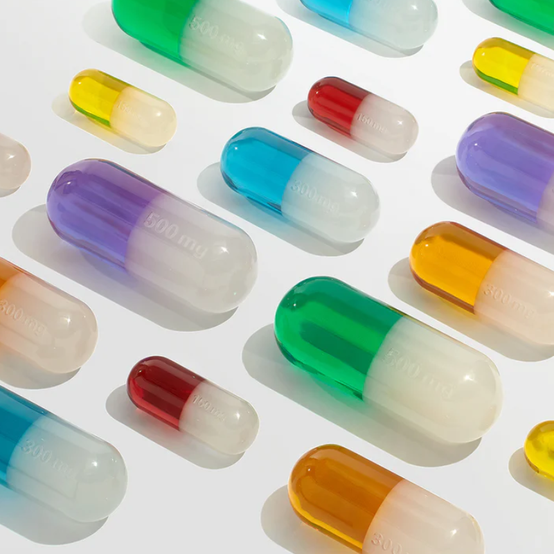 Jonathan Adler Large White and Purple Pill