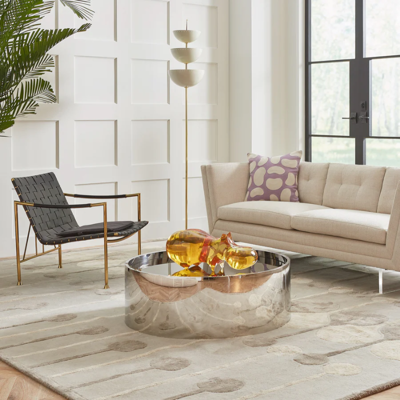 Jonathan Adler Acrylic Hippo Sculpture