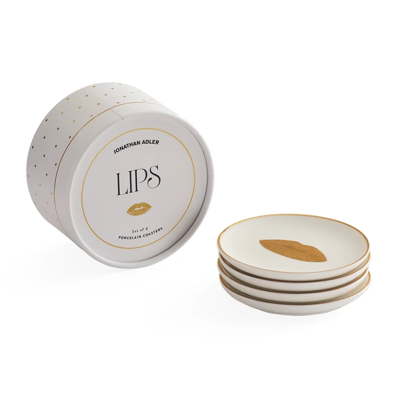 Jonathan Adler Lips Coasters