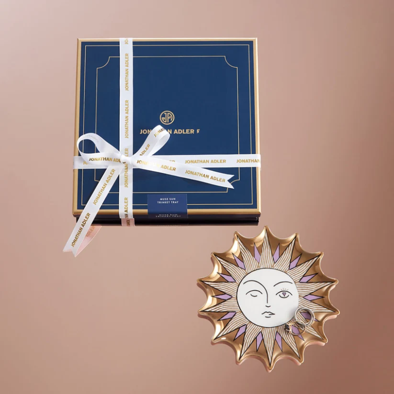 Jonathan Adler Muse Sun Gold Trinket Tray
