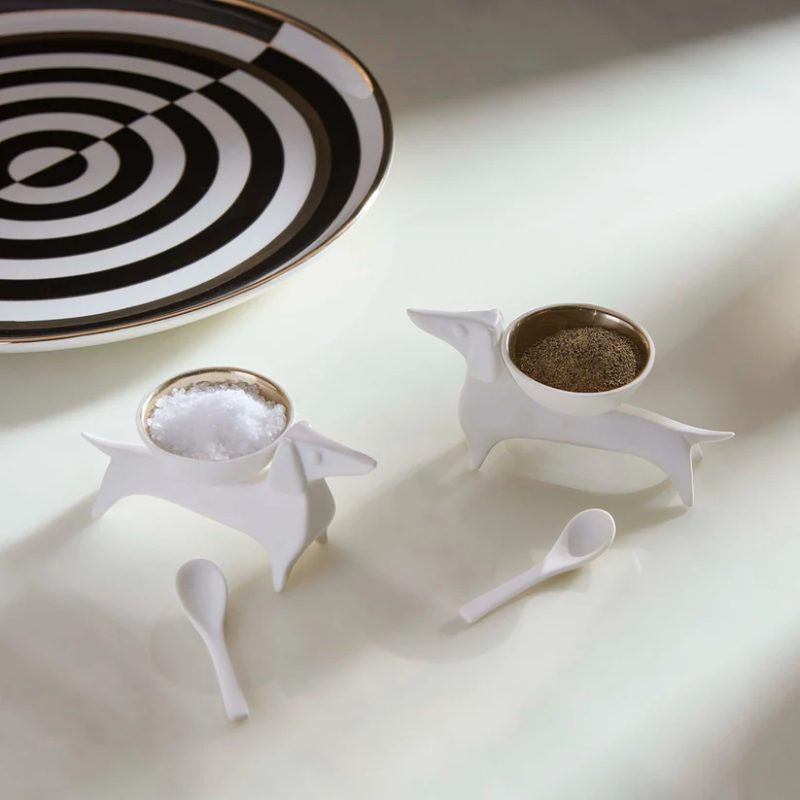 Jonathan Adler Dachshund Salt &amp; Pepper Cellars