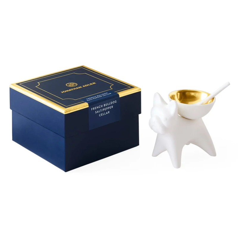 Jonathan Adler French Bulldog Salt &amp; Pepper Cellar