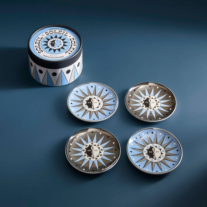 Jonathan Adler Soleil Set of 4 Coasters