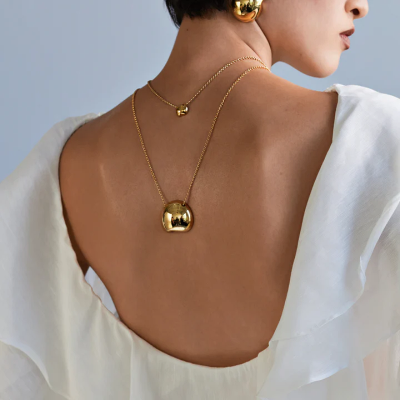 Biko Large Gold Gia Pendant