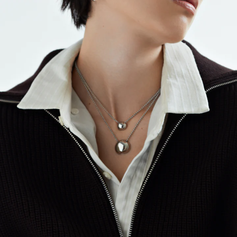 Biko Small Silver Gia Pendant