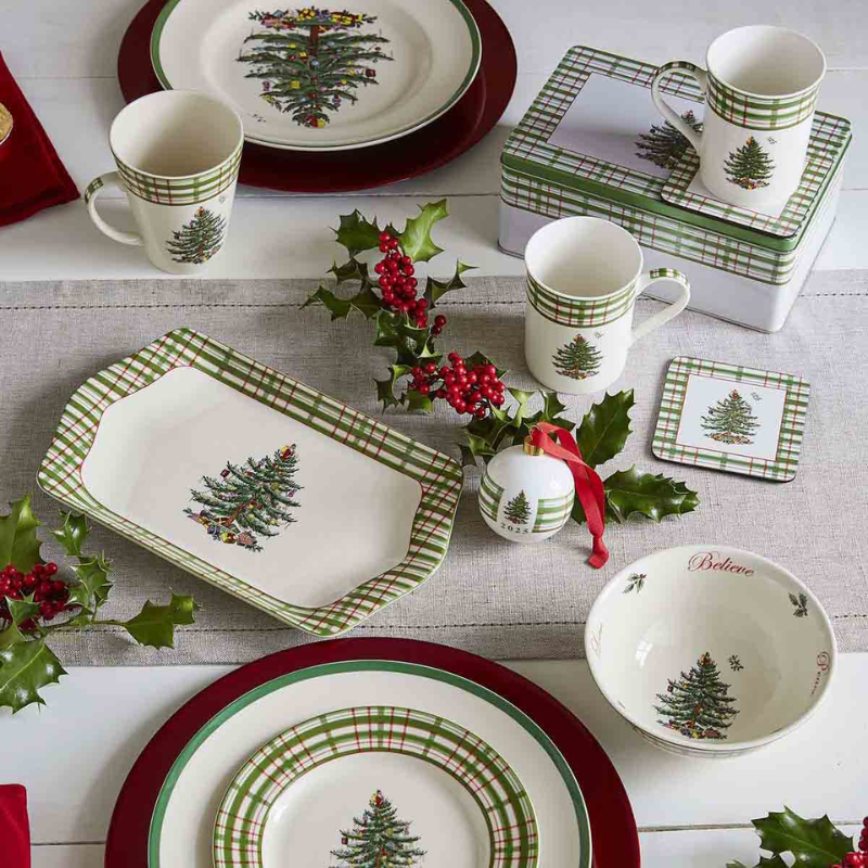 Christmas Tree 2025 Annual 5 piece Mug & Tin Set