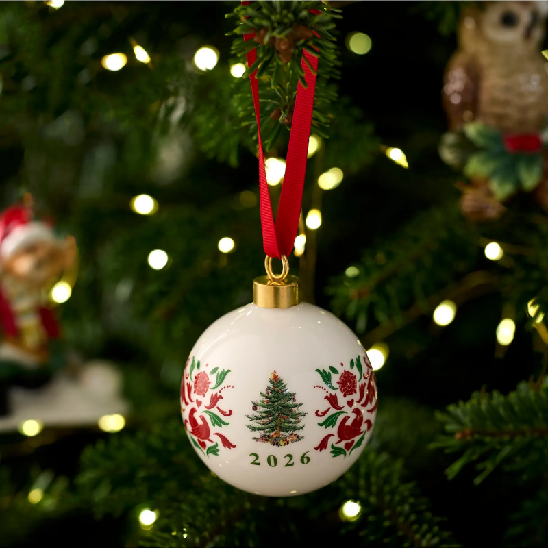 Christmas Tree Annual 2026 Bauble Ornament