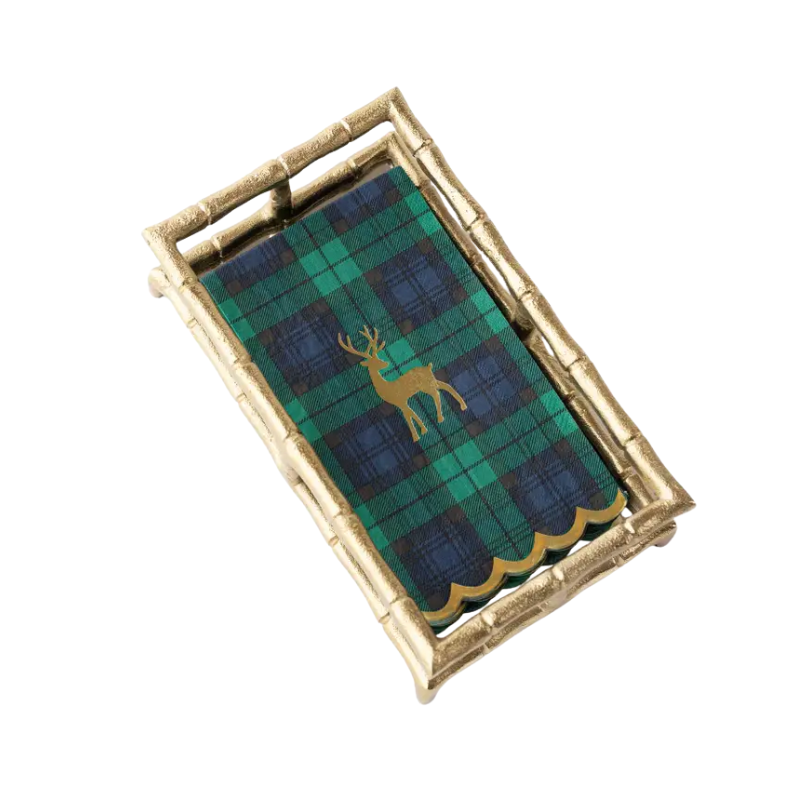 Serviettes d'invités à motif tartan Blackwatch