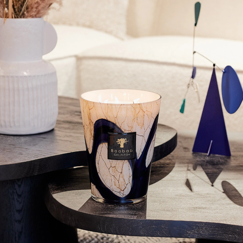 Baobab Collection Extra Large Stone Lazuli Candle
