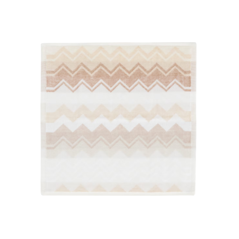 Set of 6 Missoni Home Beige Giacomo Face Towels