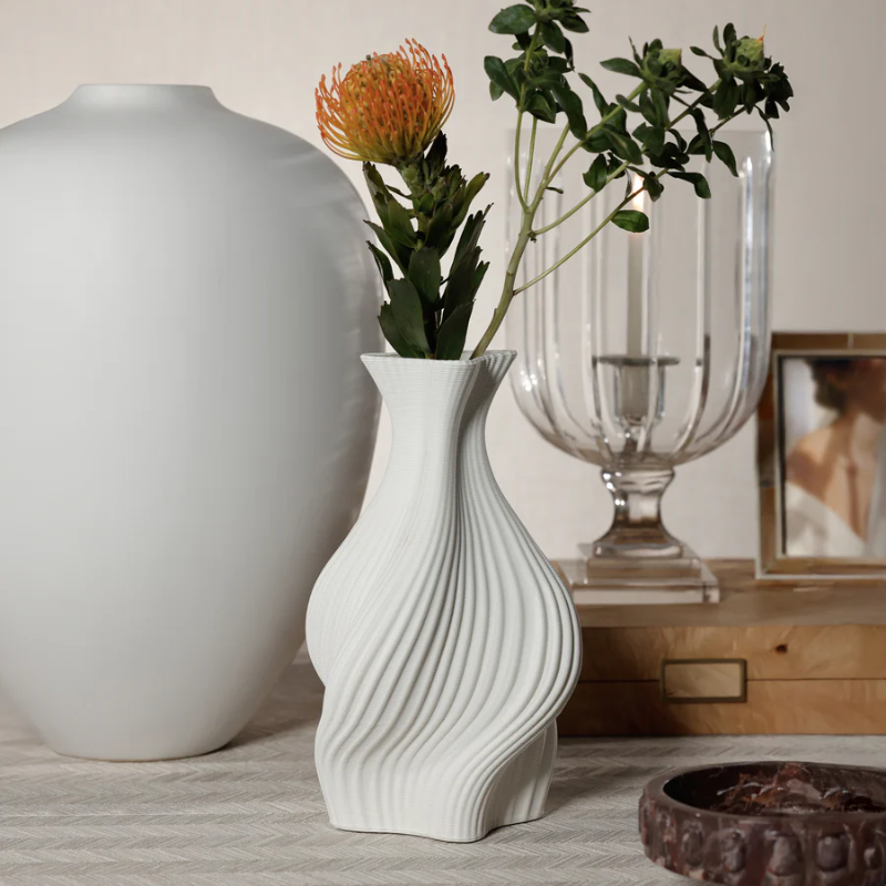 Swirl Ceramic Vase