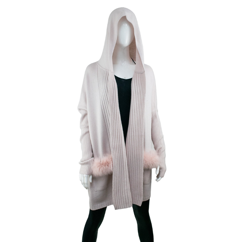 Knitted Wrap with Sleeves