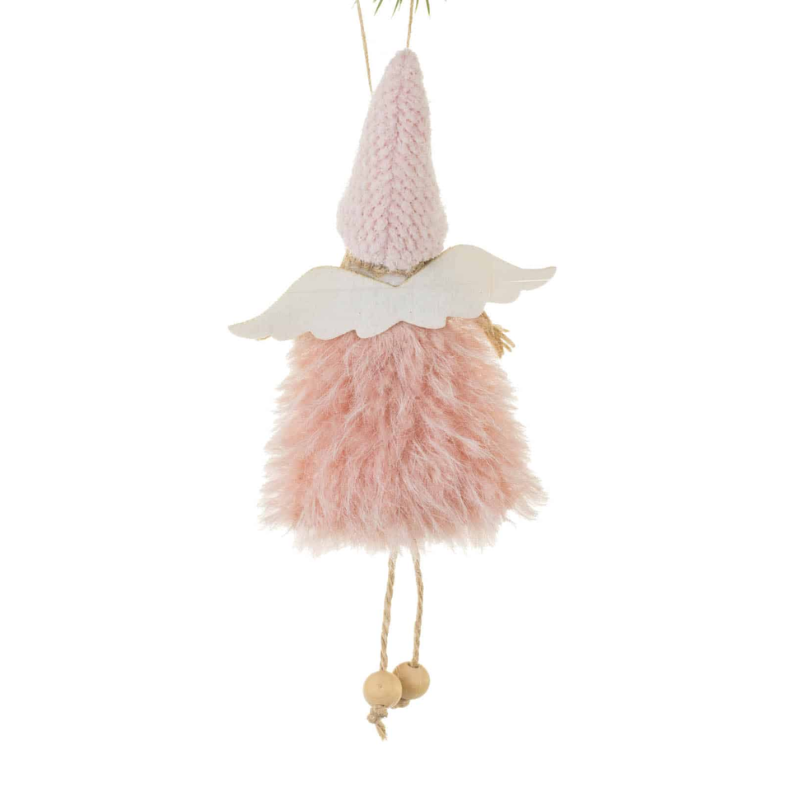 Ornement d'Ange Rose Bébé Et Or