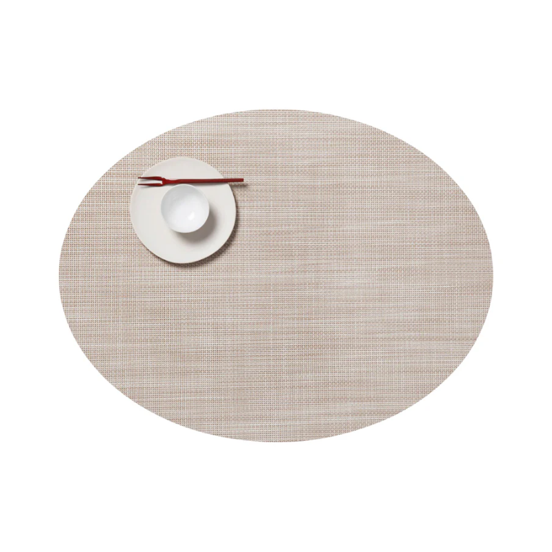 Oval Mini Basketweave Placemat