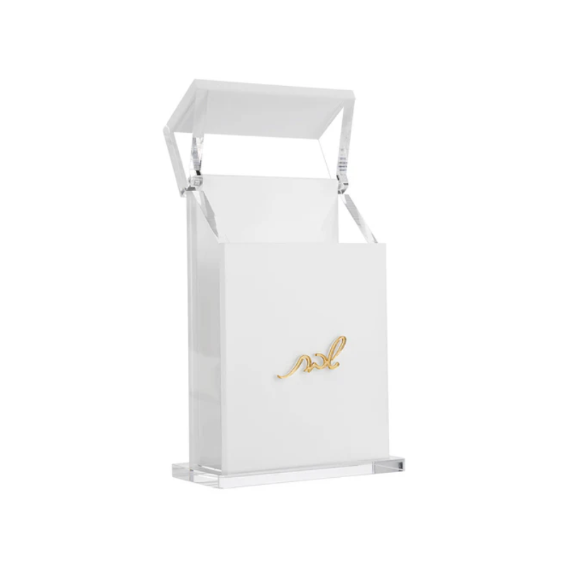 Gold Shabbat Match Dispenser