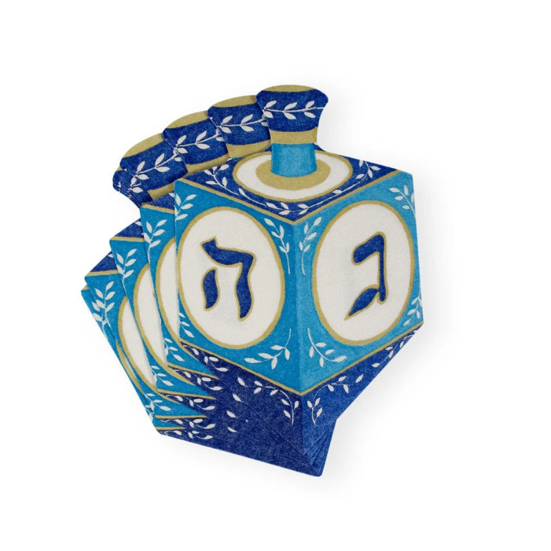 Dreidel Die-Cut Luncheon Napkins