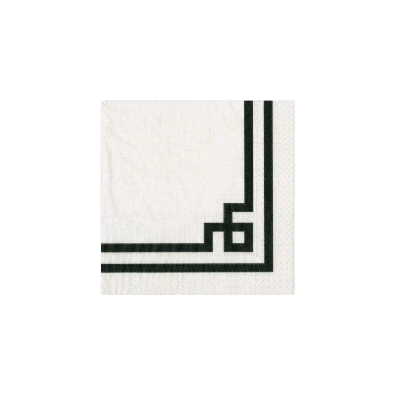 Rive Gauche Black & White Napkins