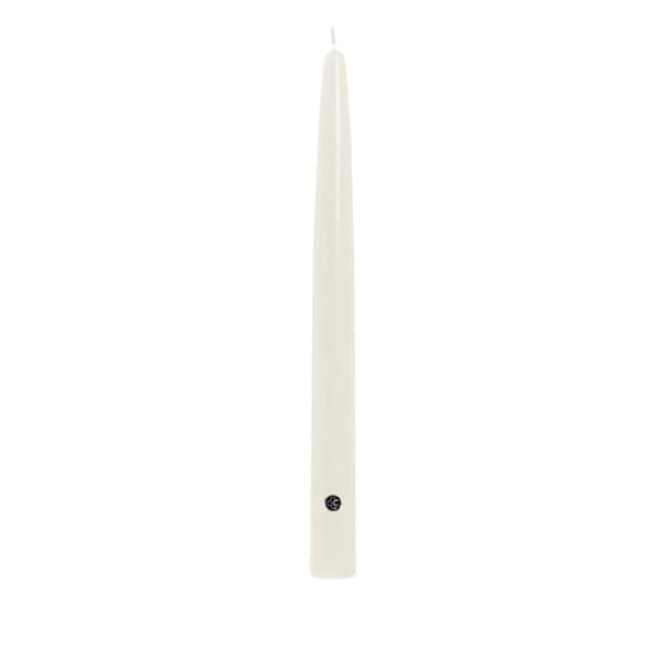 White Colonial Tapered Candle - 12" - Boutique Marie Dumas