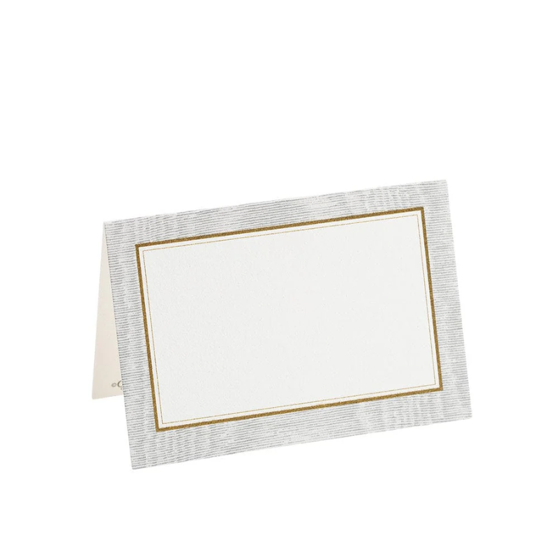Silver Moire Placecards