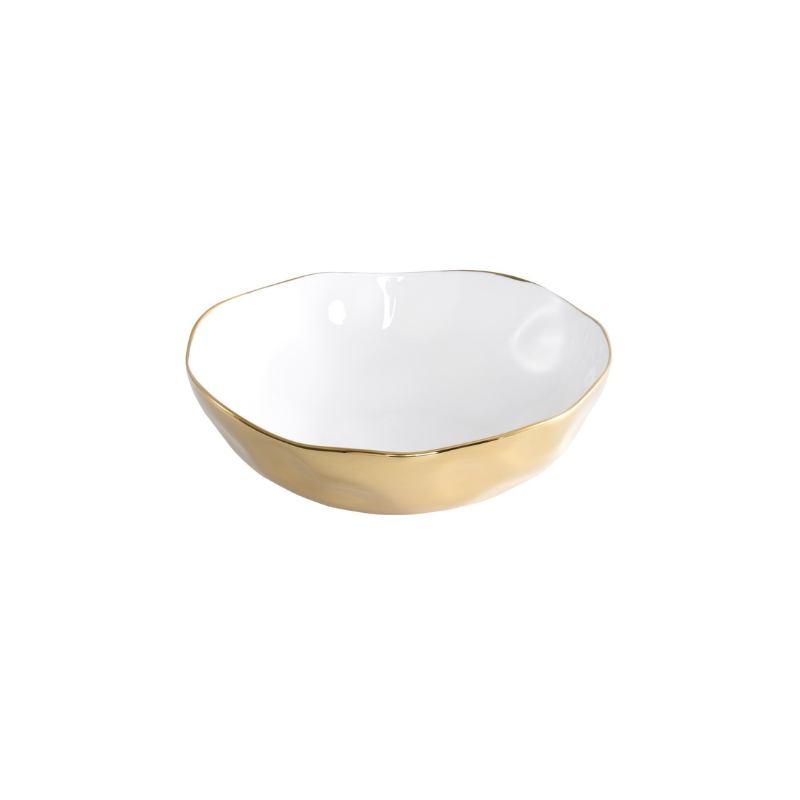 Moonlight Gold Wide Bowl