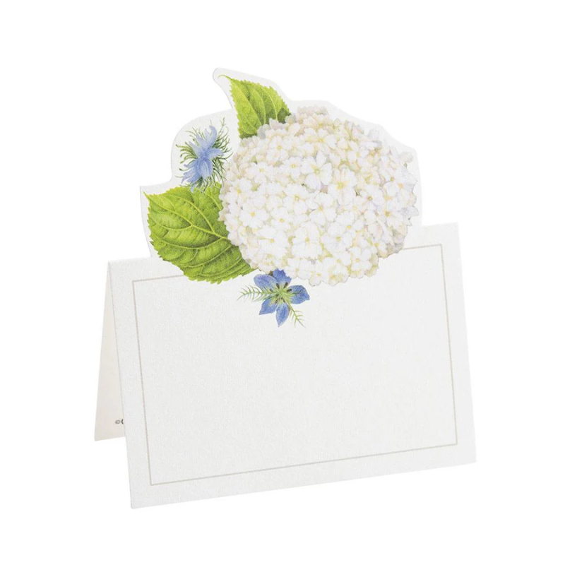 White Blooms Placecards