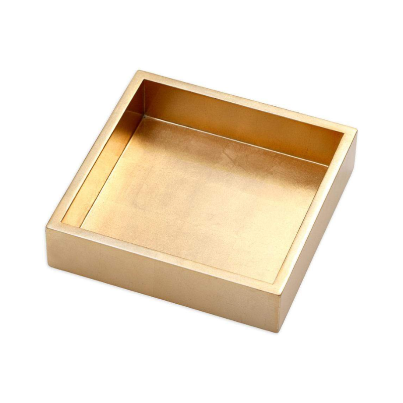 Gold Lacquer Luncheon Napkin Holder