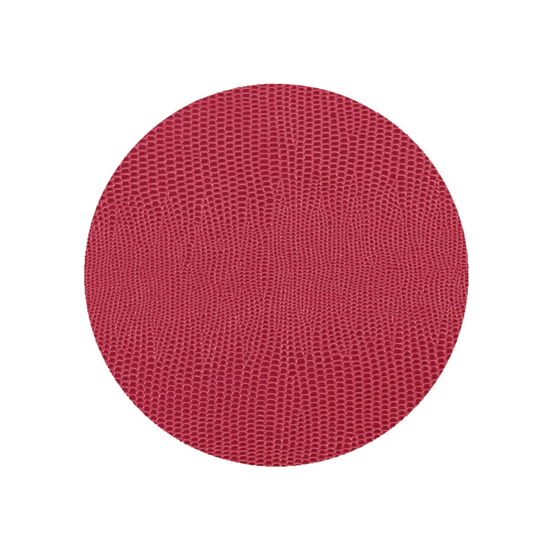 Small Cranberry Lizard Coasters