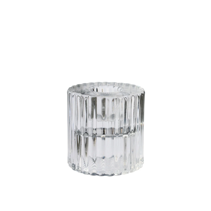 Small Clear Rila Taper Holder