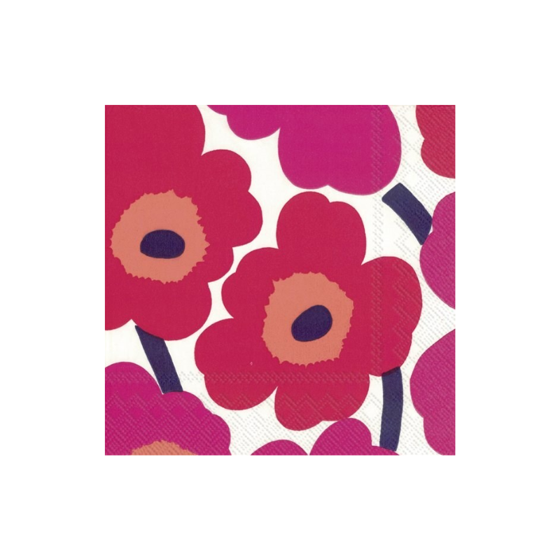 Marimekko Unikko Red Napkins
