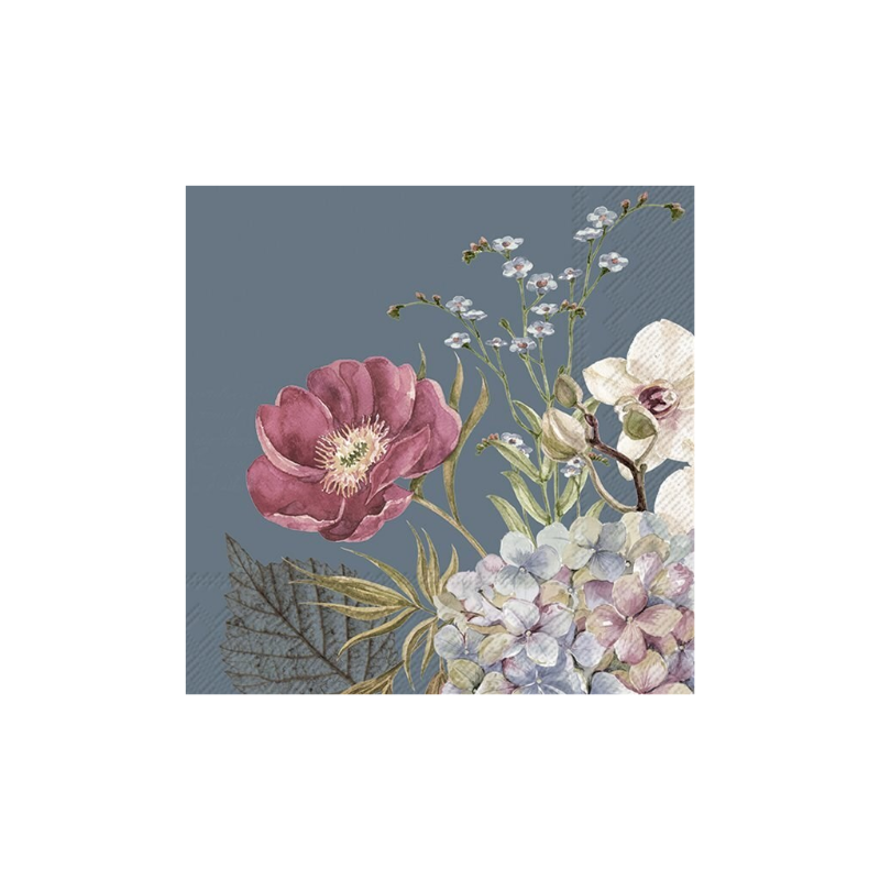 Belles Fleurs Bleues Napkins