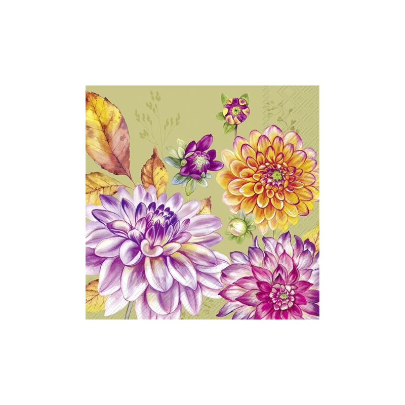 Dahlina Green Napkins
