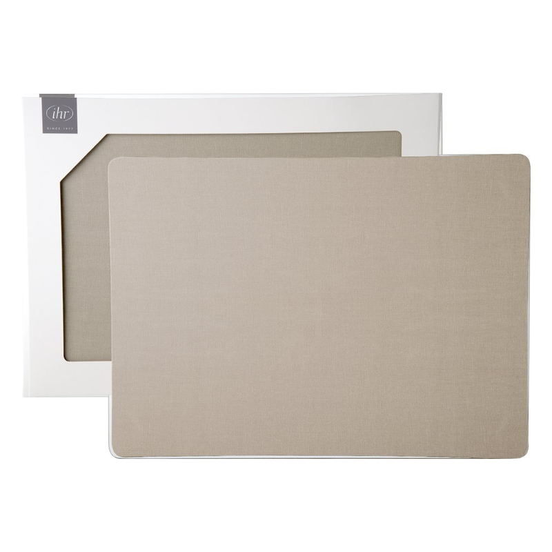Set of 2 Taupe Cork Placemats