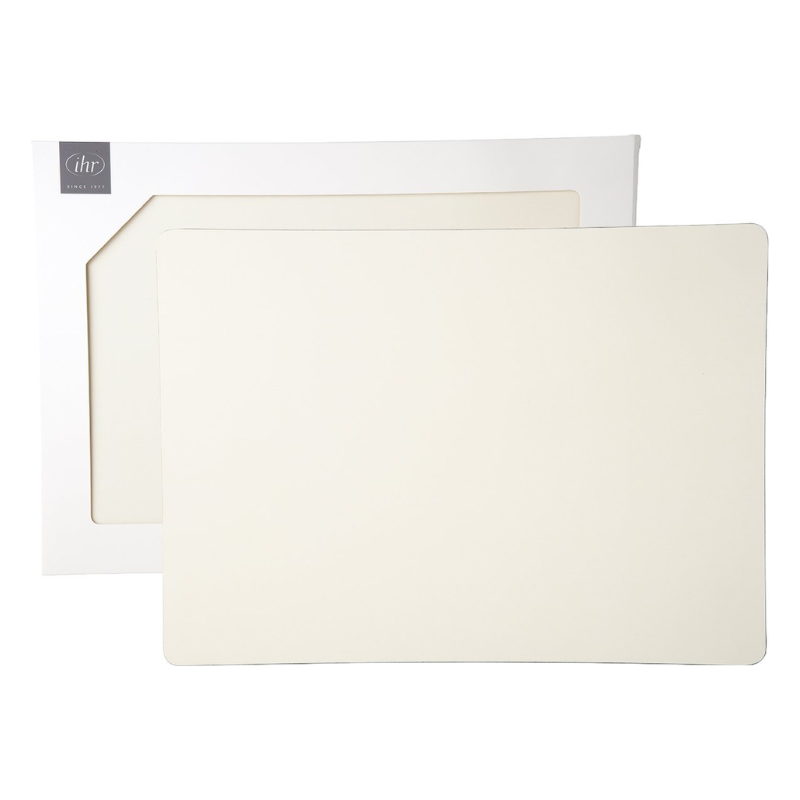 Set of 2 Cream Cork Placemats