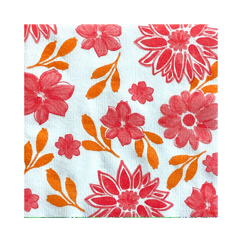 Paviot Fleur Rouge Dinner Napkins