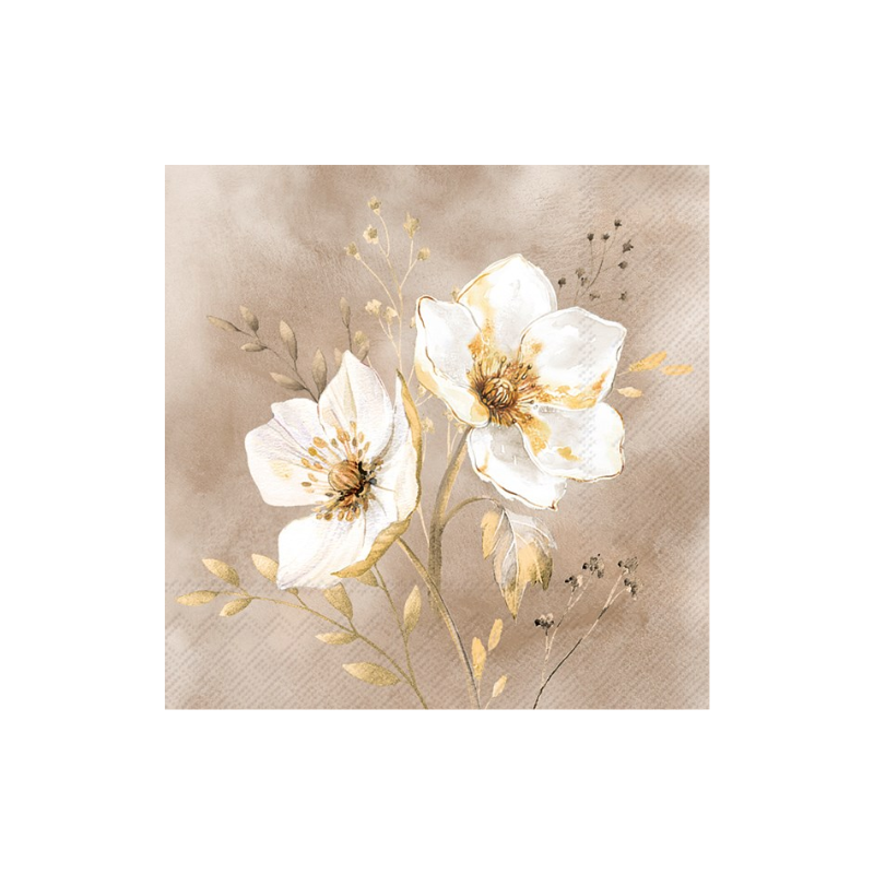 Golden Gala Cocktail Napkins